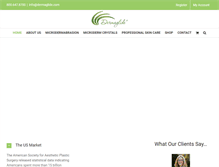 Tablet Screenshot of dermaglide.com